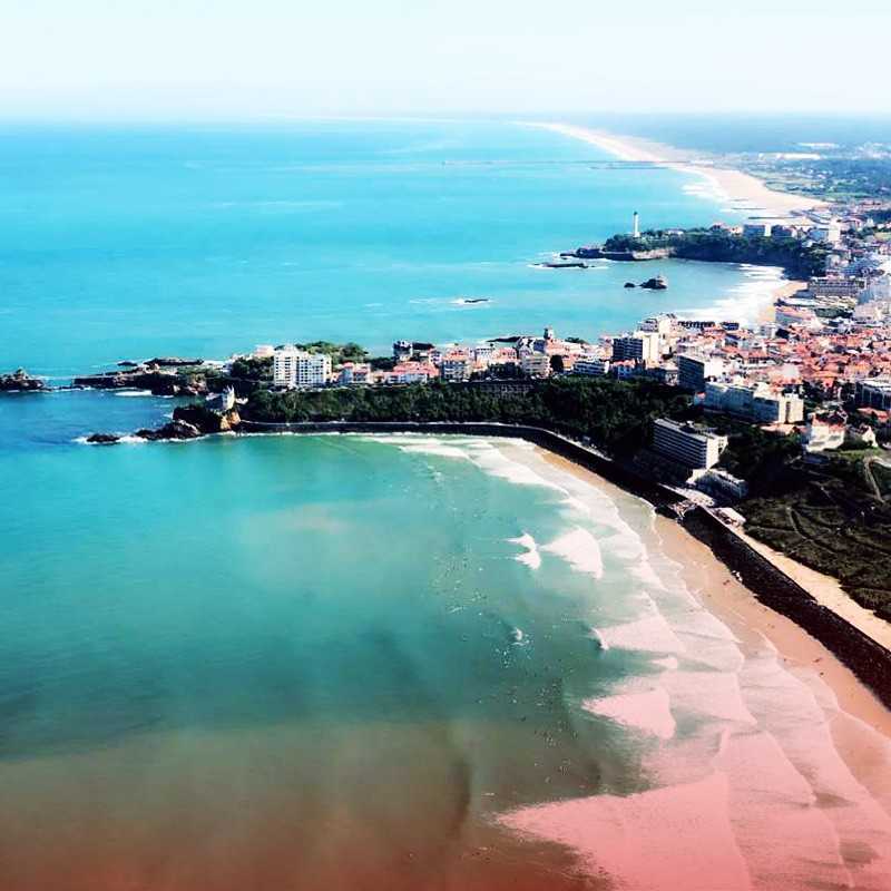 Baptême de l'air en hélicoptère à Biarritz ( Côte Basque - 64)