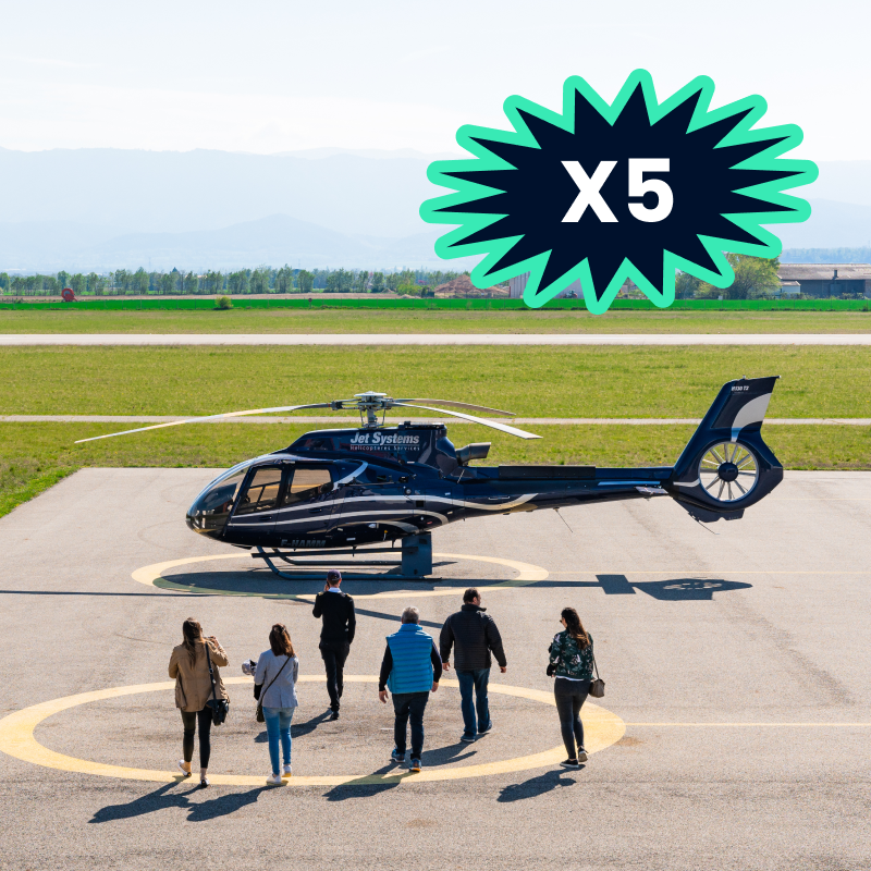 Pack of 5 First Helicopter Flights - Valence | JetBooking