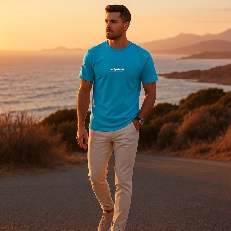 Corsica Blue Jet Systems Unisex T-shirt | JetBooking