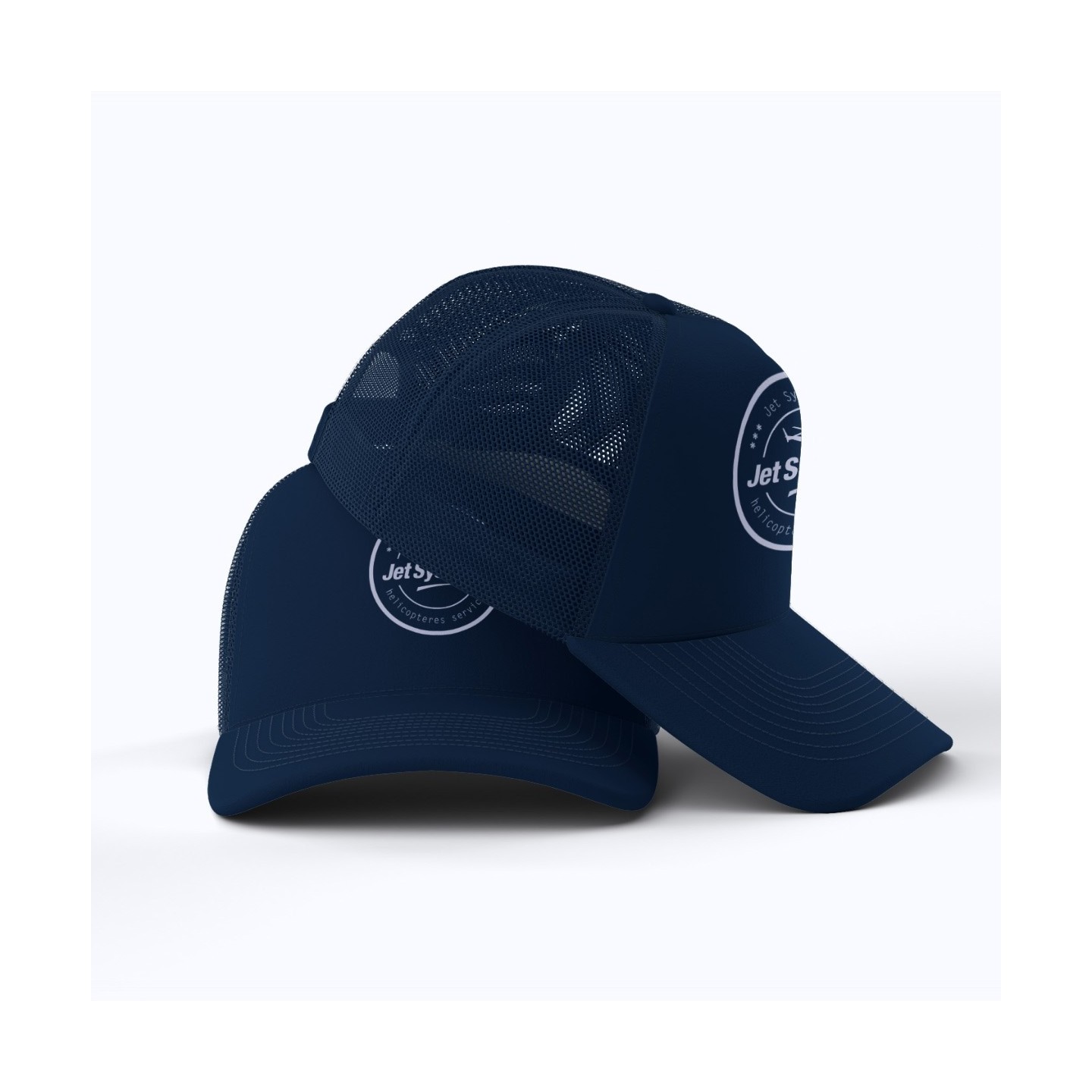 Casquette bleu jet systems hélicoptère services