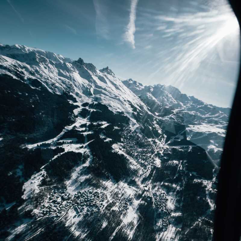 Survol Hélicoptère des 3 Vallées – Édition Punta Bagna 2025