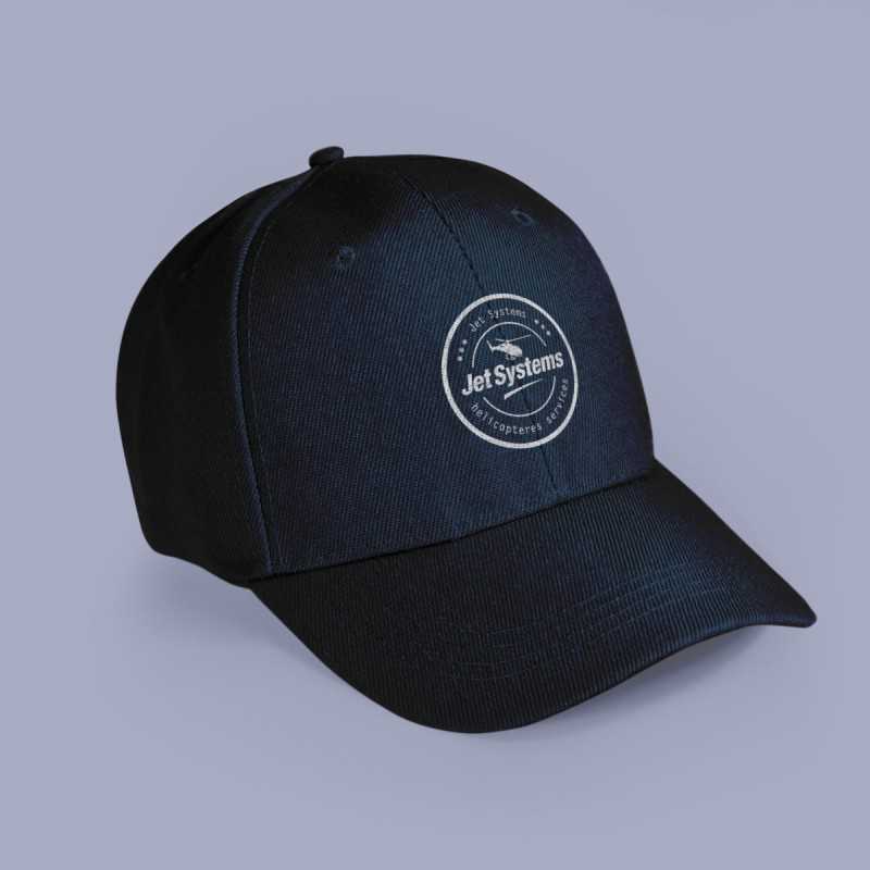 Casquette brodée bleu jet systems