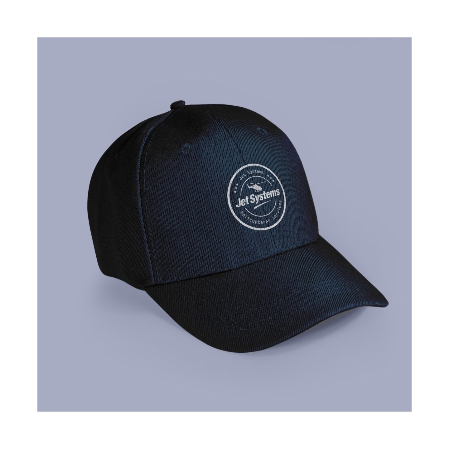 Casquette brodée bleu jet systems