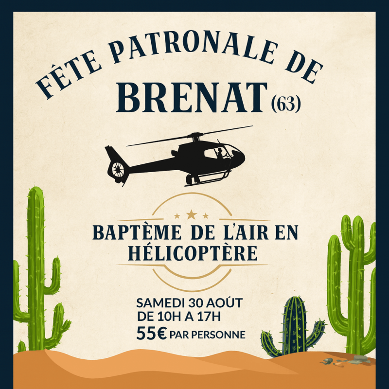 Baptême de l’air | Fête de Brenat 2025