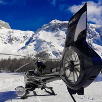 Helicopter flights in Courchevel
